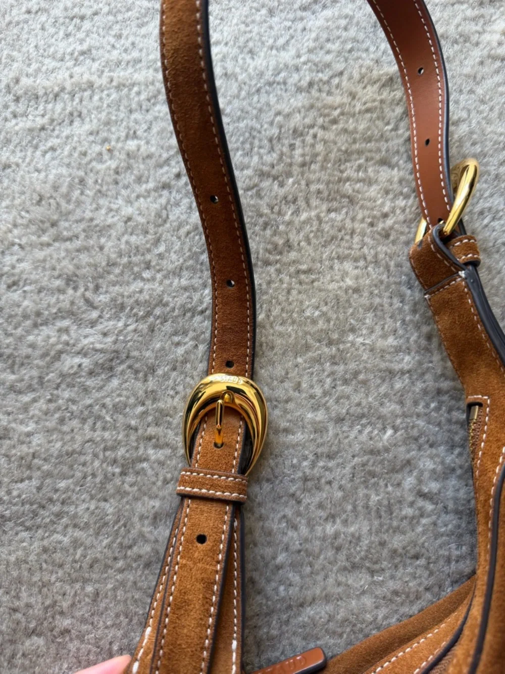 STAUD Pine Hobo Tan Suede - Picture 2 of 4